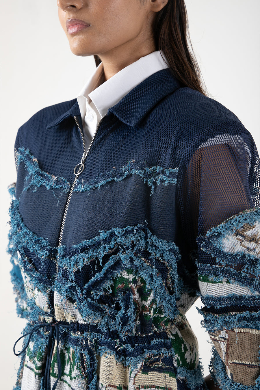 Broken Wave  Deconstructed Short Dress