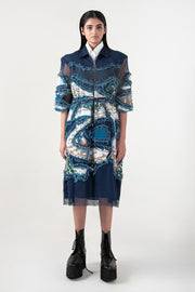 Broken Wave  Deconstructed Short Dress