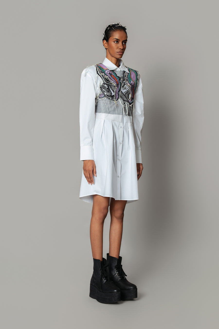 Marbel Shirt Dress