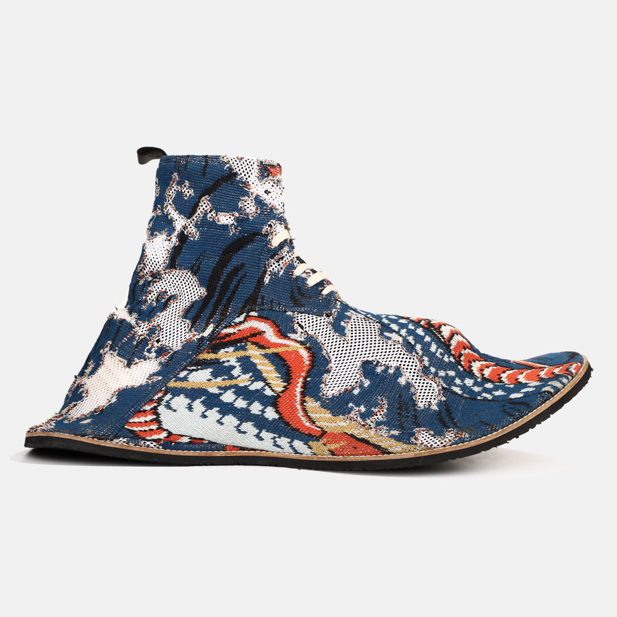 TOP OVERSIZED JACQUARD KNIT SHOES