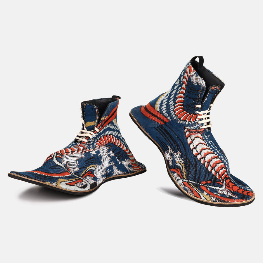 TOP OVERSIZED JACQUARD KNIT SHOES