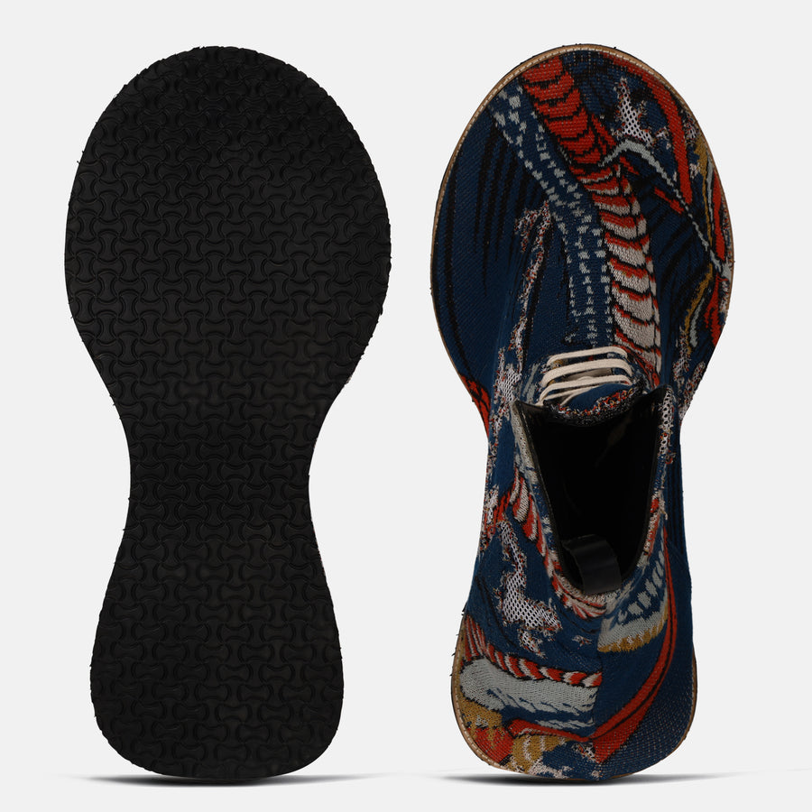 TOP OVERSIZED JACQUARD KNIT SHOES