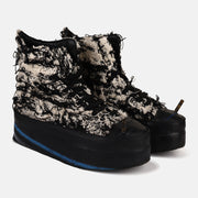 HIGH TOP PLATFORM KNIT SNEAKERS