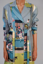 Street Printed Coat Dress