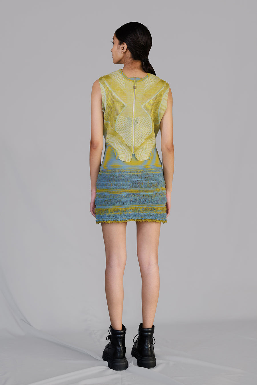 Lime Knitted Skirt