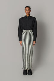 Knitted Strip Skirt