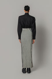 Knitted Strip Skirt