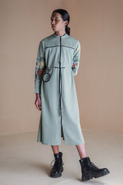 Germ Moss Smocked Dress