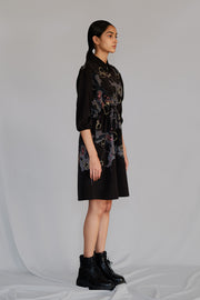 Black Map Dress