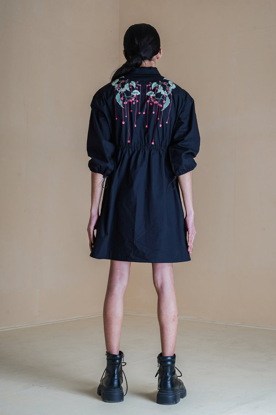 Power Petal Short Dress