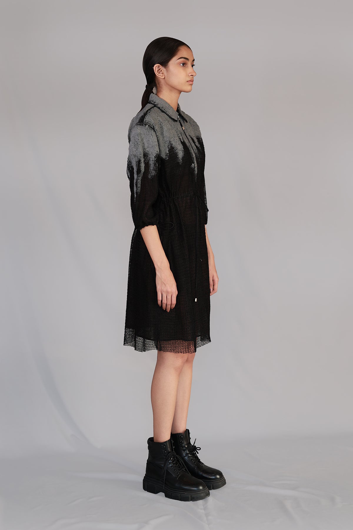 Grey Mud Short Dress