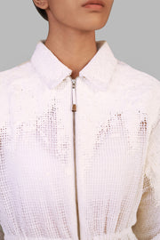White Mud Short Dress