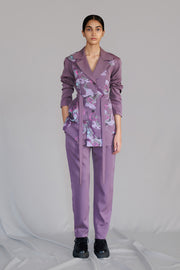 Mauve Map Coat Set