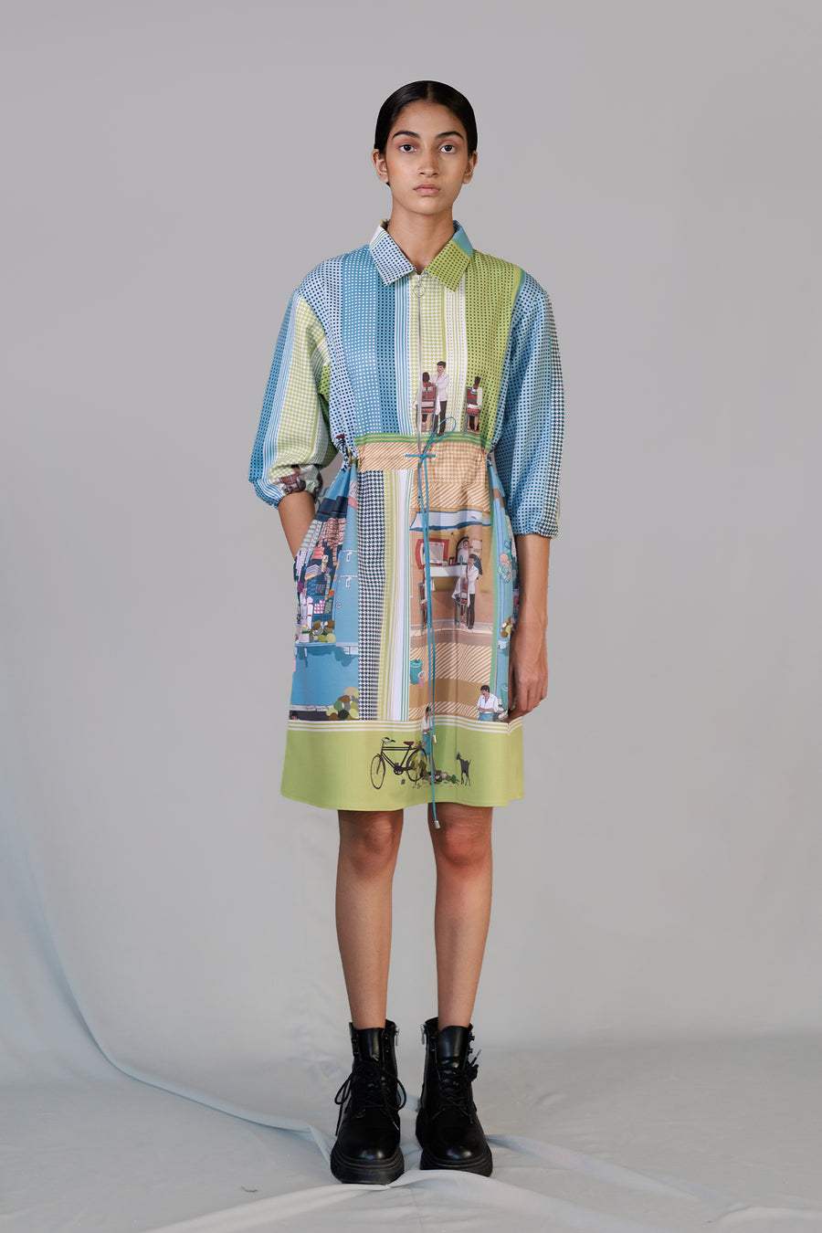 Street Printed Short Dress