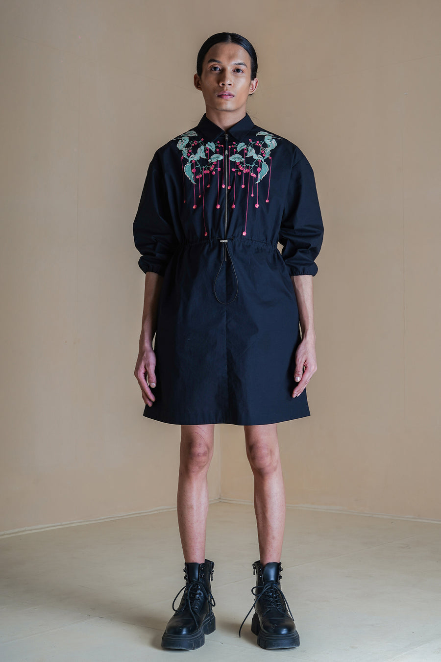Power Petal Short Dress