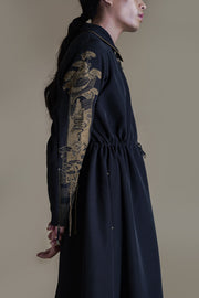 Lucian Charcoal Dress