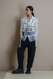 Lucian Ivory Coat Set