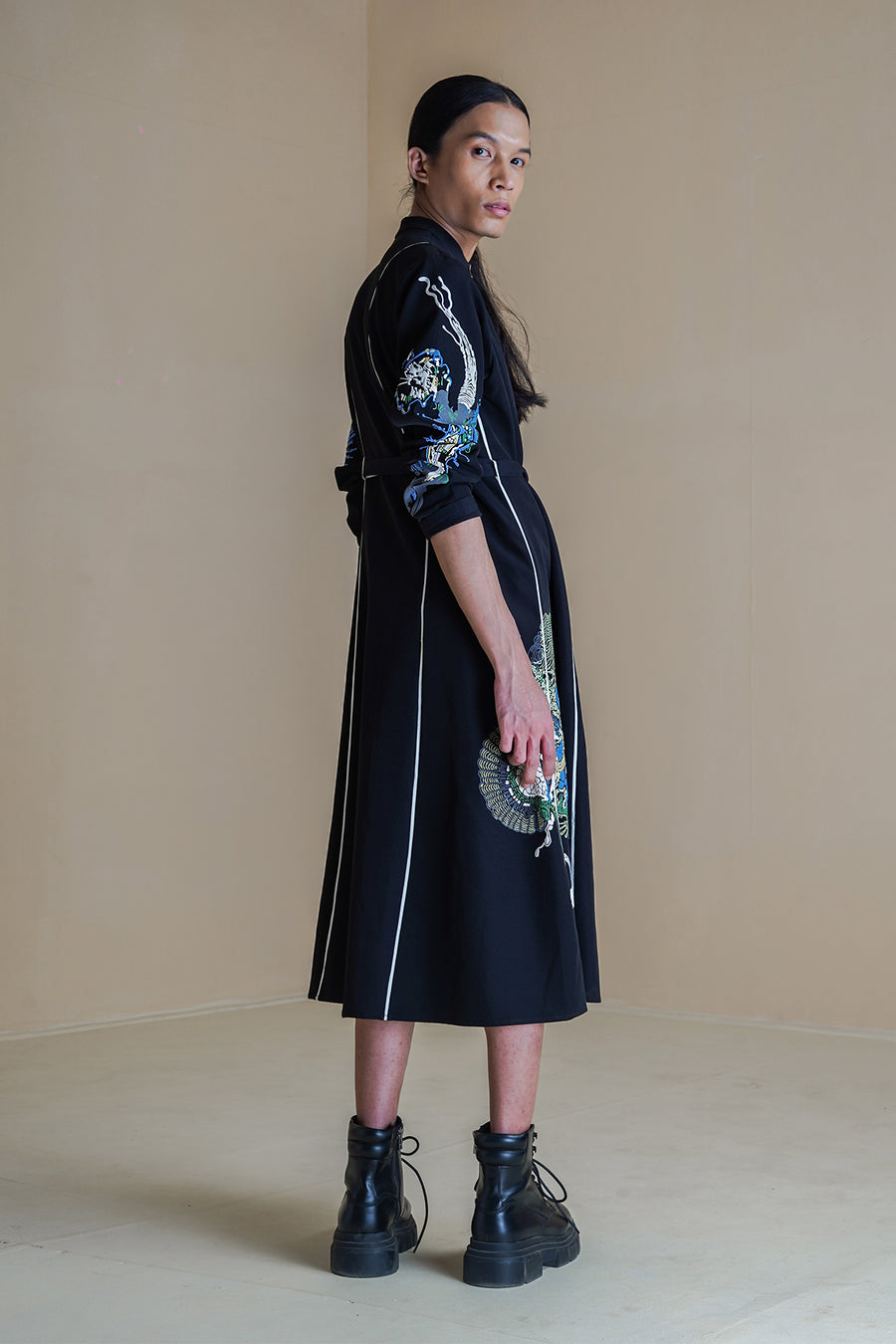 Germ Midnight Panelled Dress