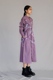 Mauve Map Long Dress
