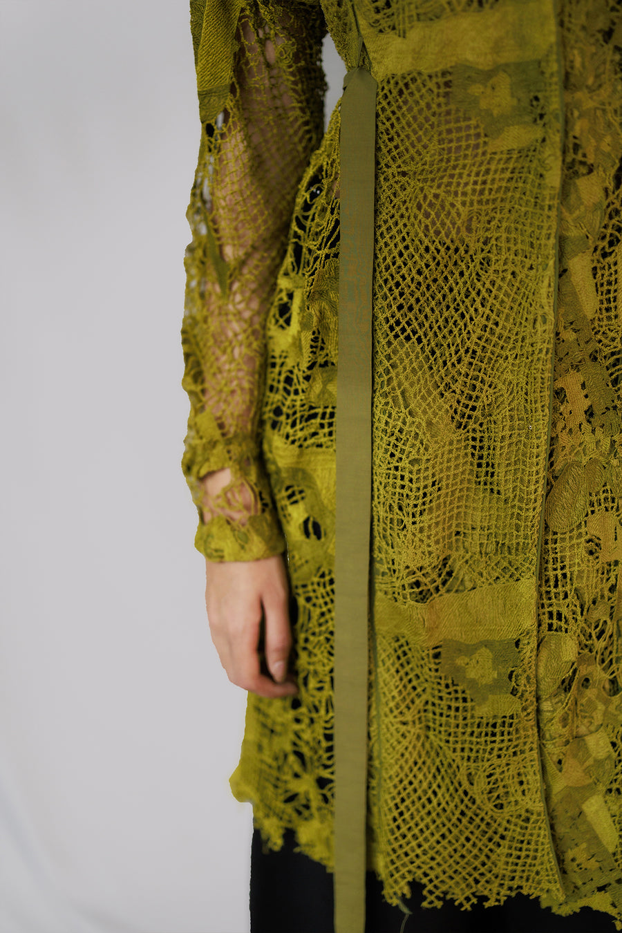 Yellow Map Embroidery Coat