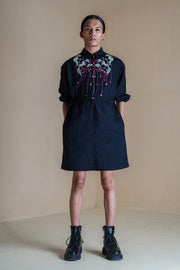Power Petal Short Dress