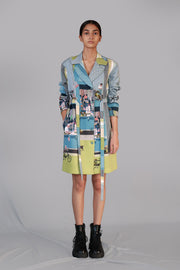 Street Printed Coat Dress
