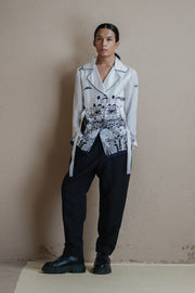 Lucian Ivory Coat Set