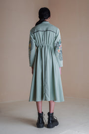 Germ Moss Smocked Dress