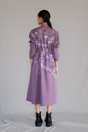 Mauve Map Long Dress