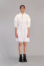 White Mud Short Dress