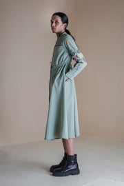 Germ Moss Smocked Dress