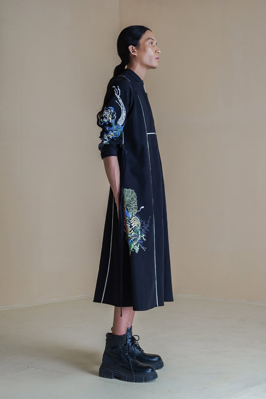 Germ Midnight Panelled Dress