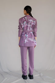 Mauve Map Coat Set