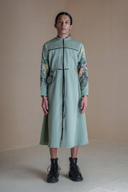 Germ Moss Smocked Dress