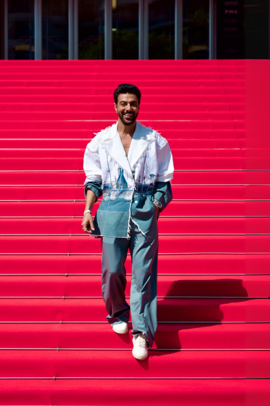 Ranveer Brar in Coat Trousers Set